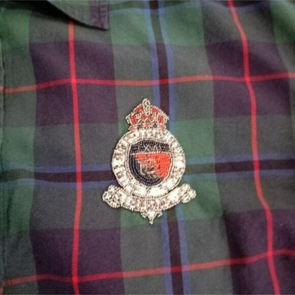 Lauren Ralph Lauren Shirt Crest Button-Up Size 2X TTG Womens Plaid Cotton - Picture 6 of 11